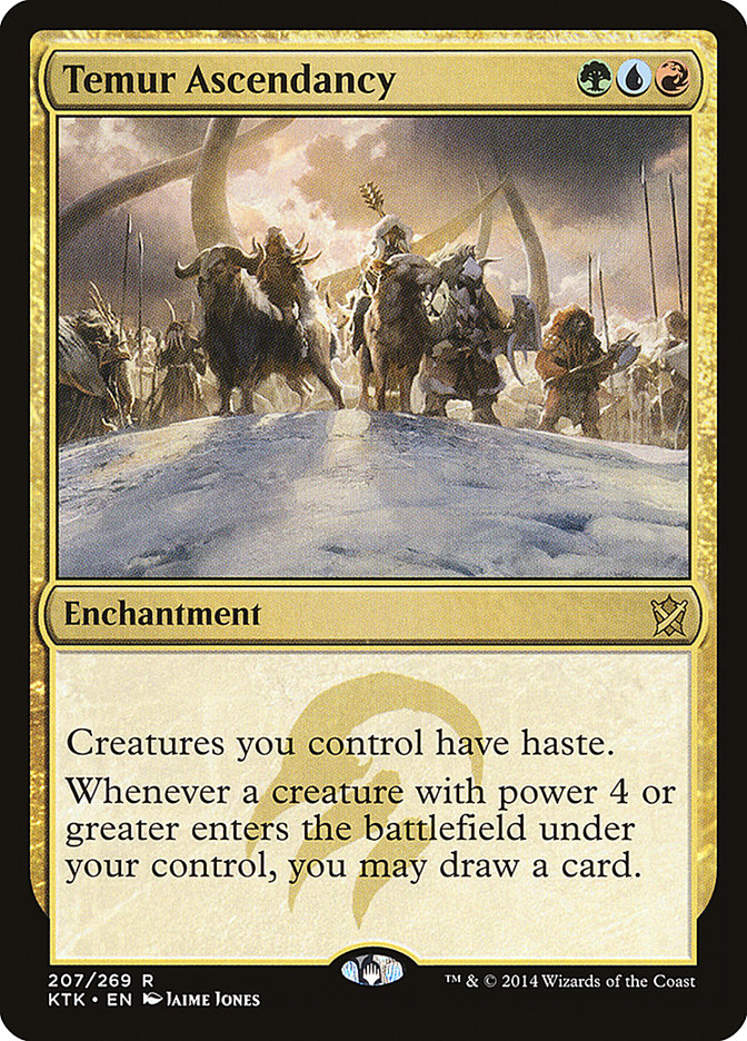 Temur Ascendancy - (Foil): Khans of Tarkir