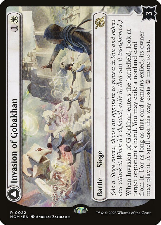 Invasion of Gobakhan // Lightshield Array - (Foil): March of the Machine