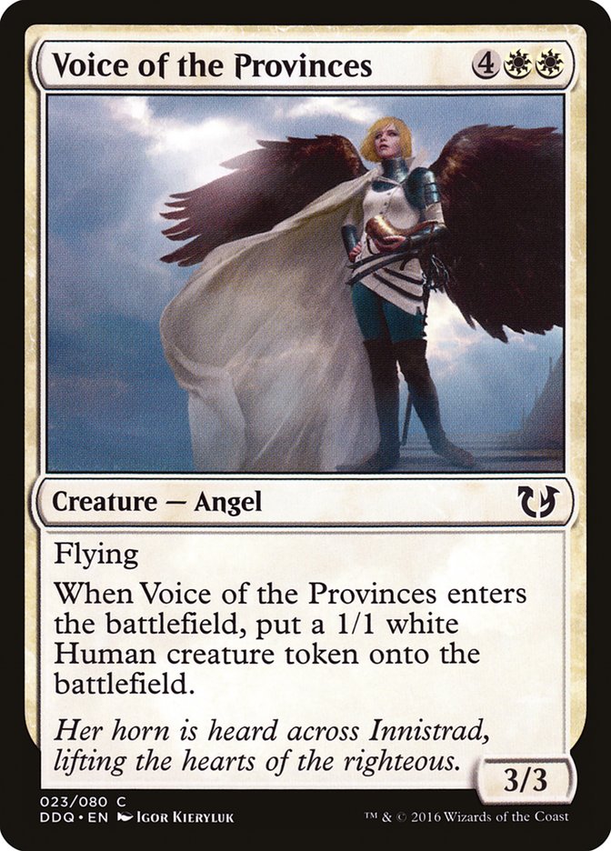 Voice of the Provinces: Duel Decks: Blessed vs. Cursed