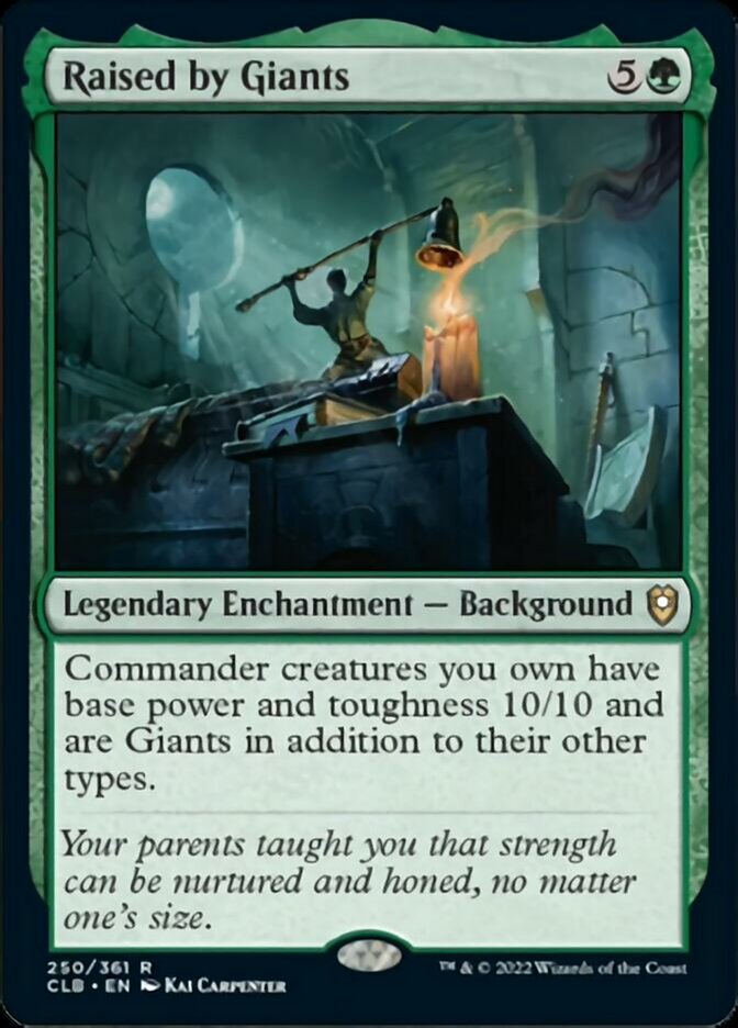 Raised by Giants - (Foil): Commander Legends: Battle for Baldur's Gate