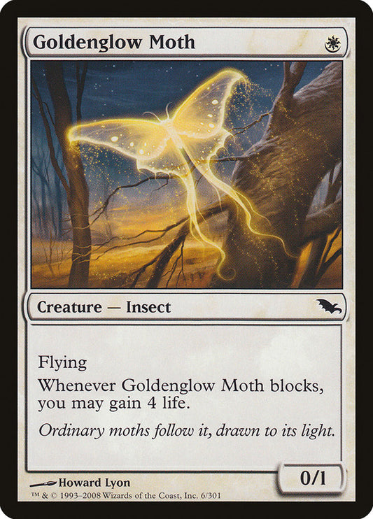 Goldenglow Moth - (Foil): Shadowmoor