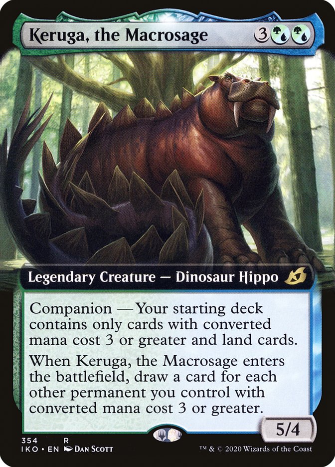 Keruga, the Macrosage (Extended Art): Ikoria: Lair of Behemoths