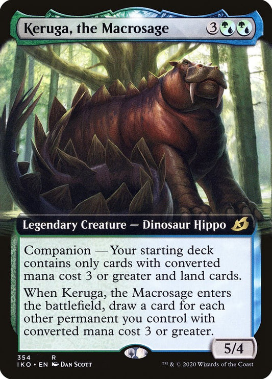 Keruga, the Macrosage (Extended Art) - (Foil): Ikoria: Lair of Behemoths