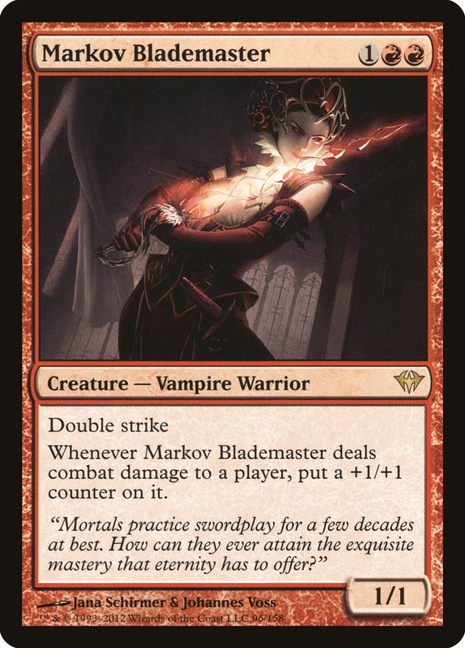 Markov Blademaster - (Foil): Dark Ascension