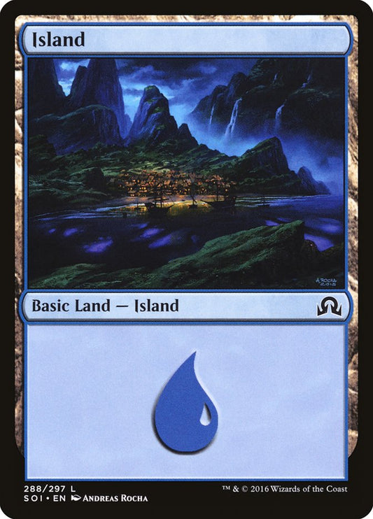 Island (#288) - (Foil): Shadows over Innistrad