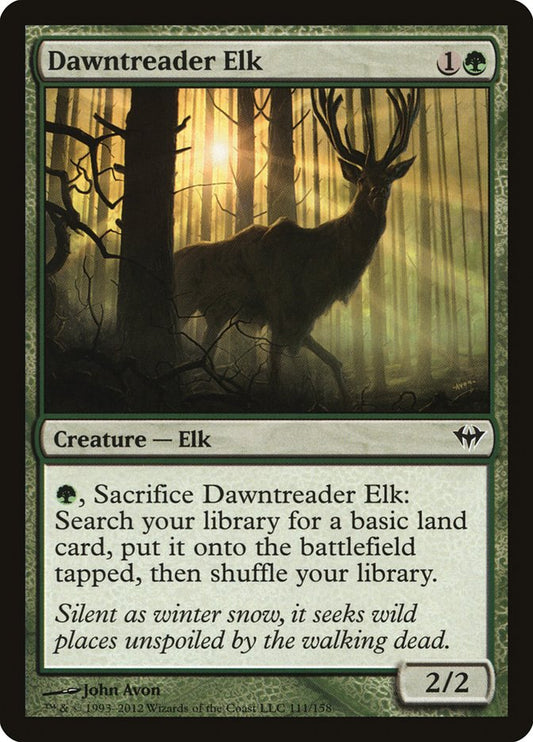 Dawntreader Elk - (Foil): Dark Ascension