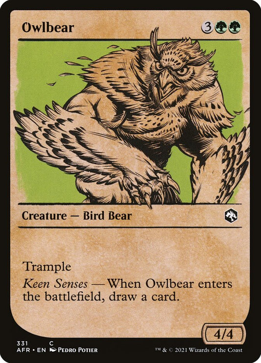 Owlbear (Showcase) - (Foil): Adventures in the Forgotten Realms