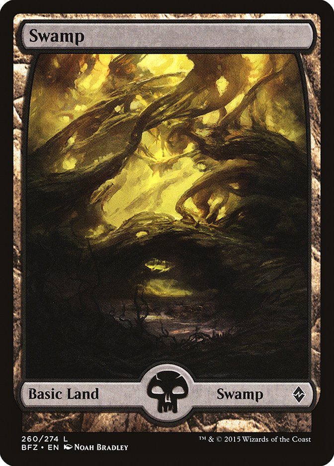 Swamp (#260) (Full Art): Battle for Zendikar