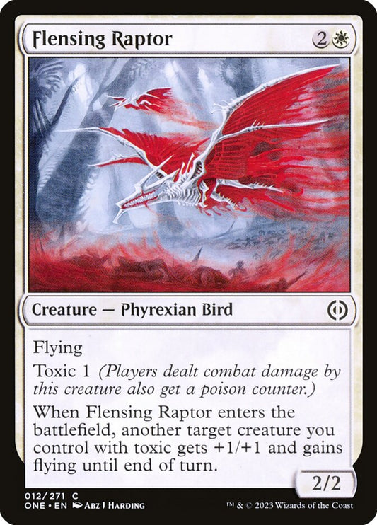 Flensing Raptor: Phyrexia: All Will Be One