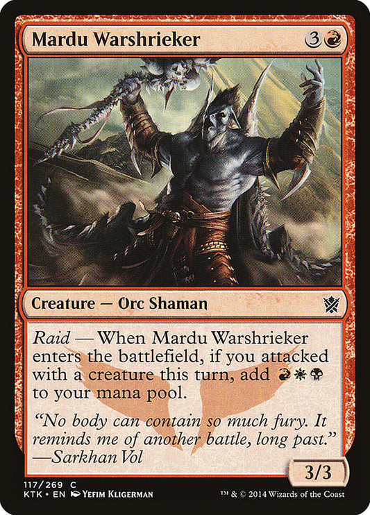 Mardu Warshrieker - (Foil): Khans of Tarkir