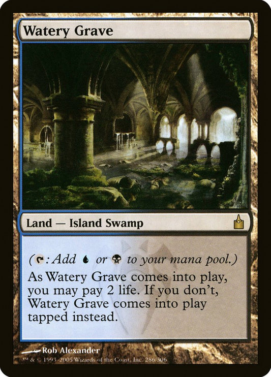 Watery Grave - (Foil): Ravnica: City of Guilds