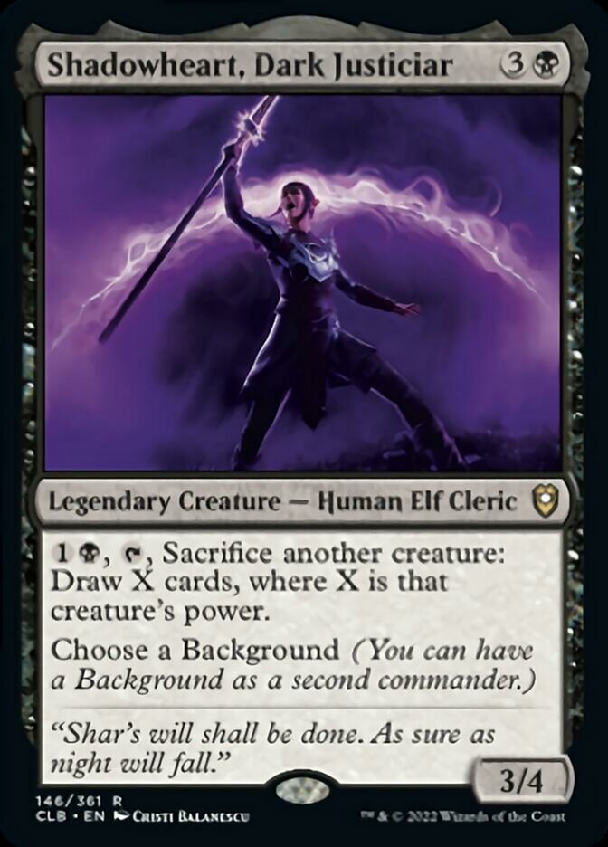 Shadowheart, Dark Justiciar - (Foil): Commander Legends: Battle for Baldur's Gate