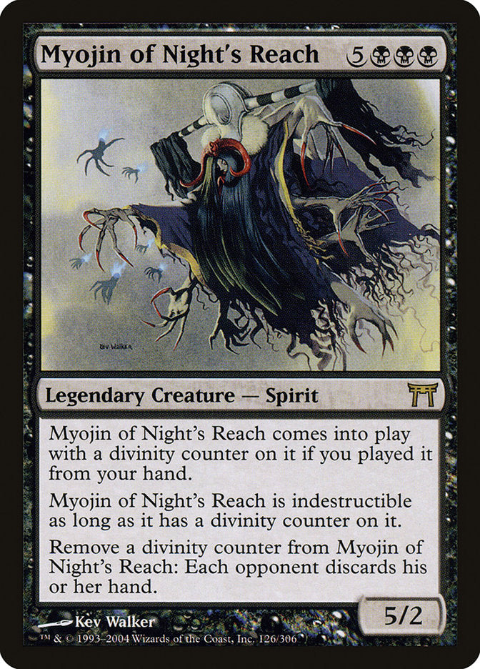 Myojin of Night's Reach - (Foil): Champions of Kamigawa