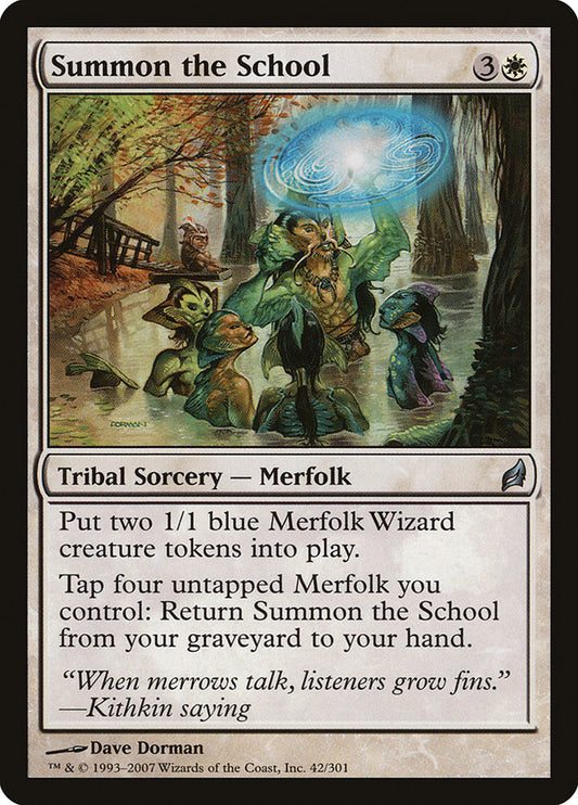 Summon the School - (Foil): Lorwyn