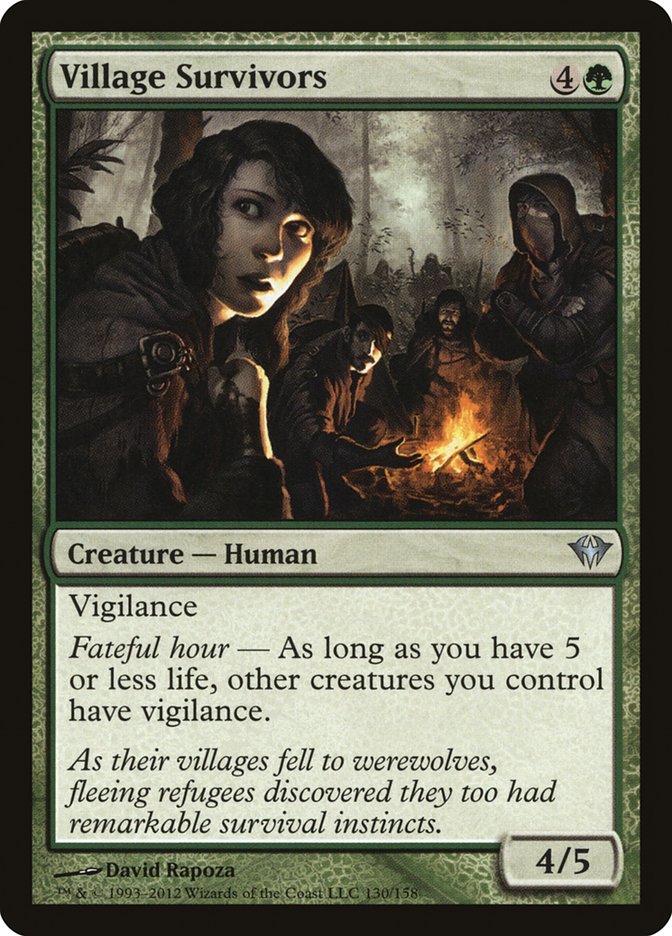 Village Survivors - (Foil): Dark Ascension