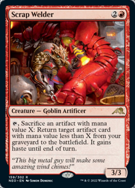 Scrap Welder - (Foil): Kamigawa: Neon Dynasty