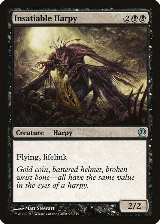 Insatiable Harpy - (Foil): Theros