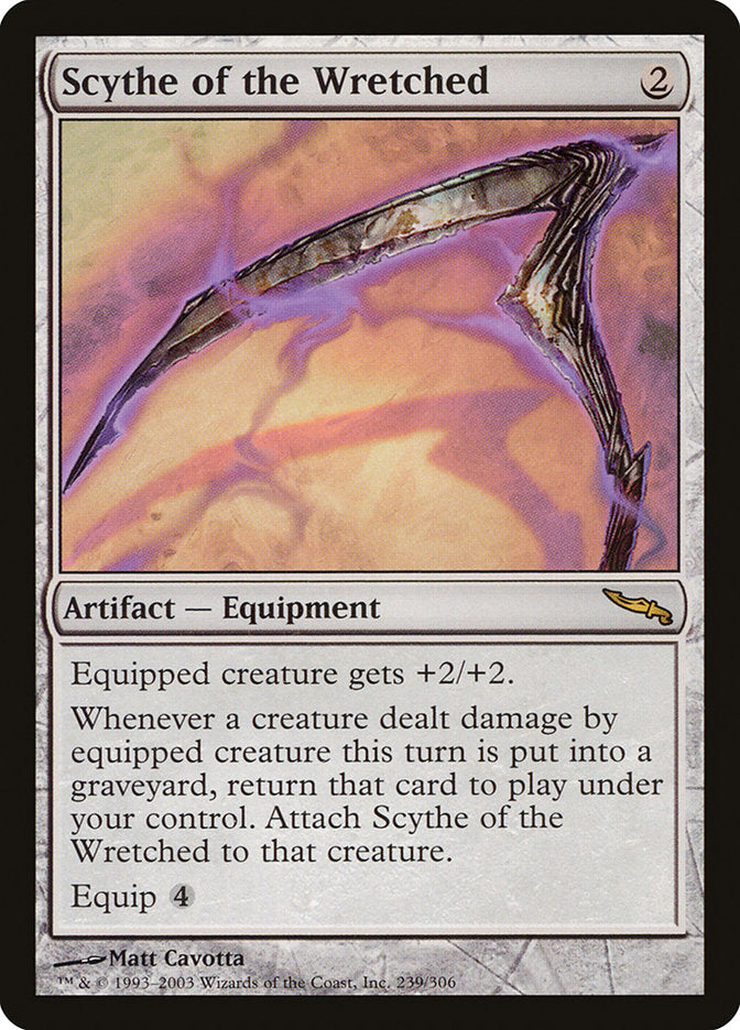 Scythe of the Wretched - (Foil): Mirrodin