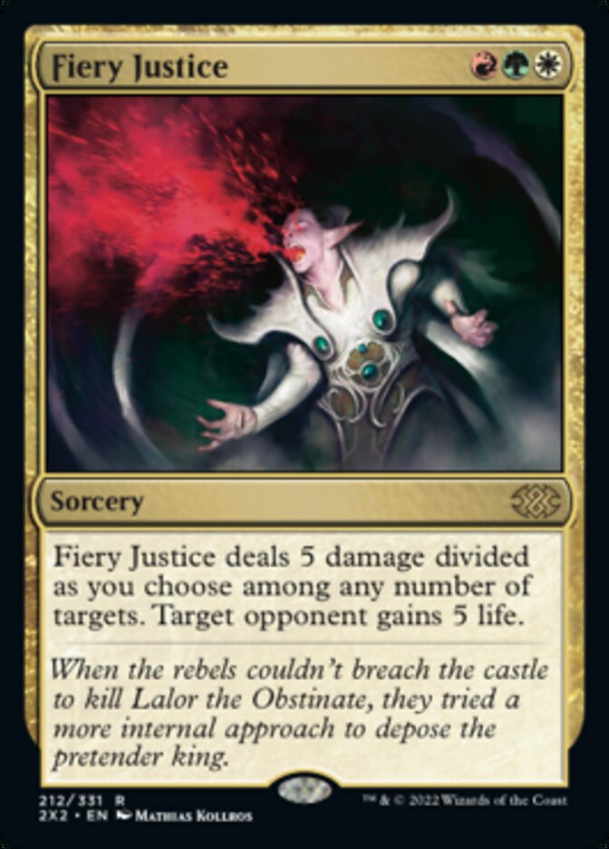 Fiery Justice - (Foil): Double Masters 2022