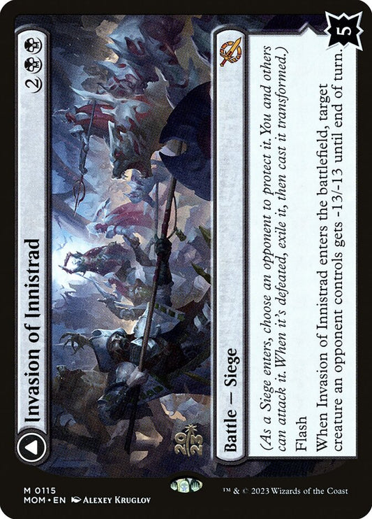 Invasion of Innistrad // Deluge of the Dead (Prerelease) (March of the Machine) - (Foil): March of the Machine Promos