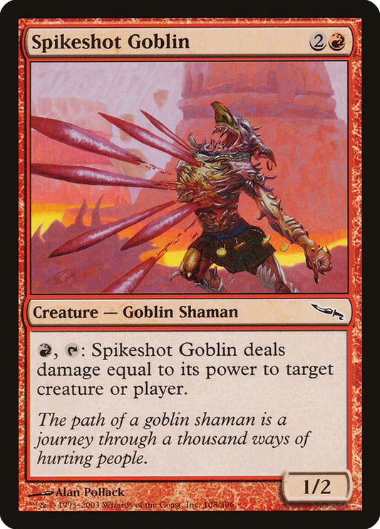 Spikeshot Goblin - (Foil): Mirrodin