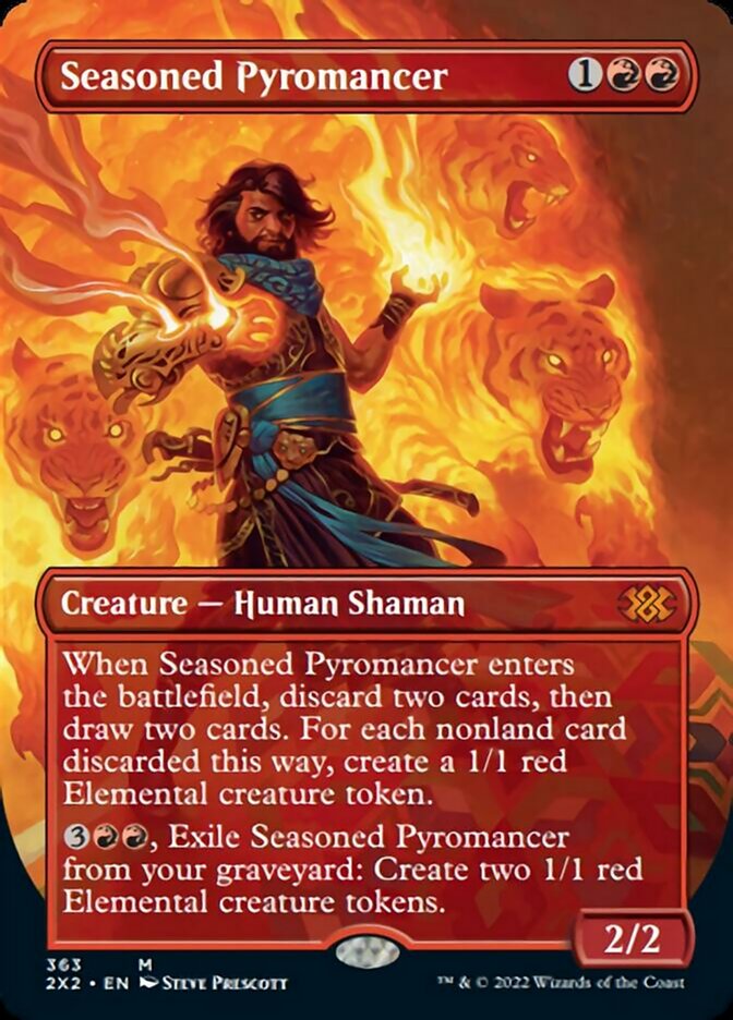 Seasoned Pyromancer (Borderless): Double Masters 2022