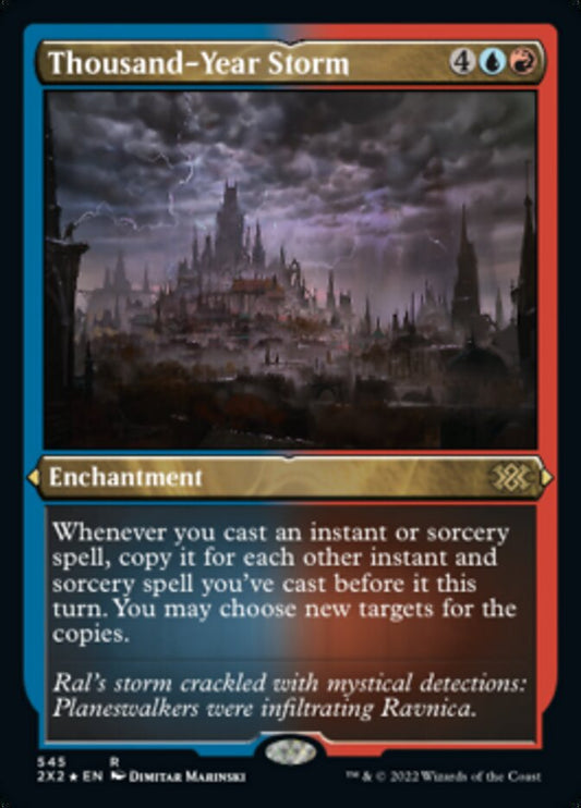 Thousand-Year Storm (Foil Etched) - (Foil): Double Masters 2022