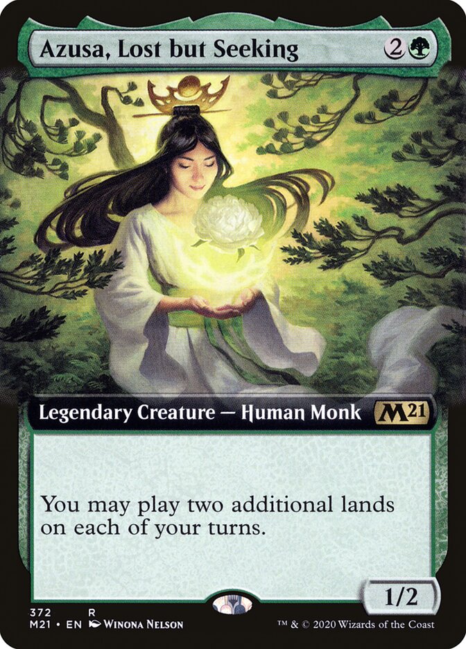 Azusa, Lost but Seeking (Extended Art): Core Set 2021