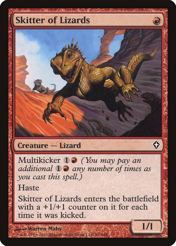 Skitter of Lizards - (Foil): Worldwake