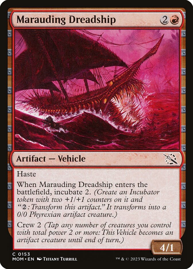 Marauding Dreadship - (Foil): March of the Machine