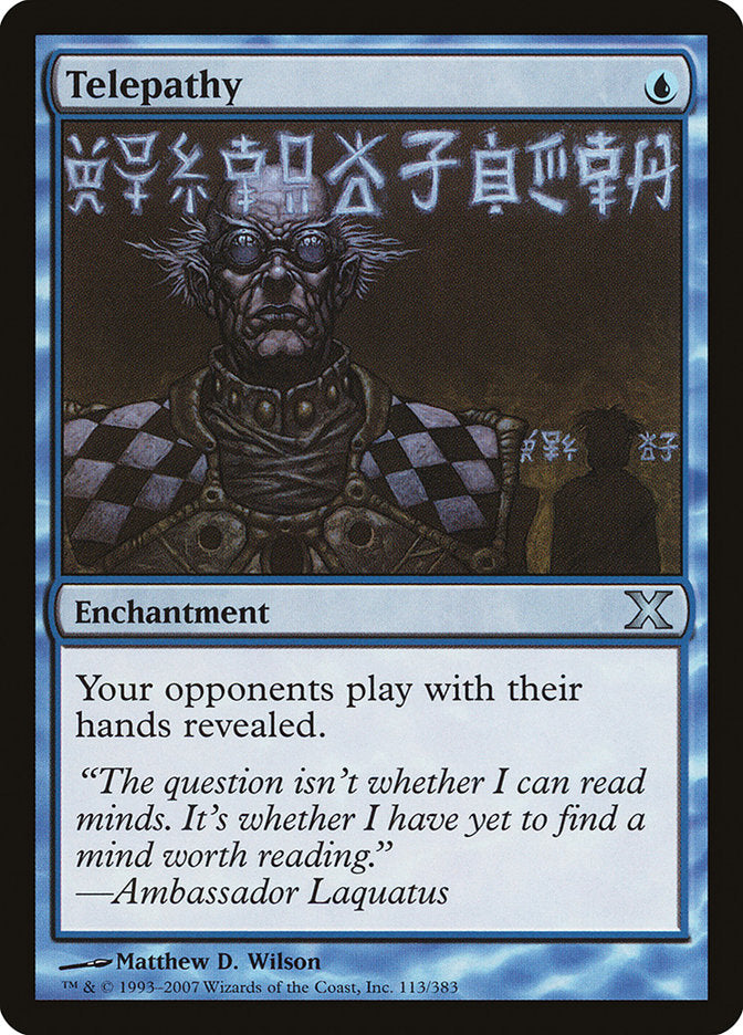 Telepathy - (Foil): Tenth Edition