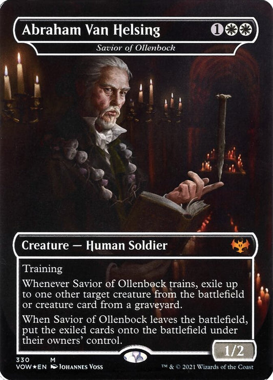 Savior of Ollenbock (Abraham Van Helsing) (Dracula Series) - (Foil): Innistrad: Crimson Vow