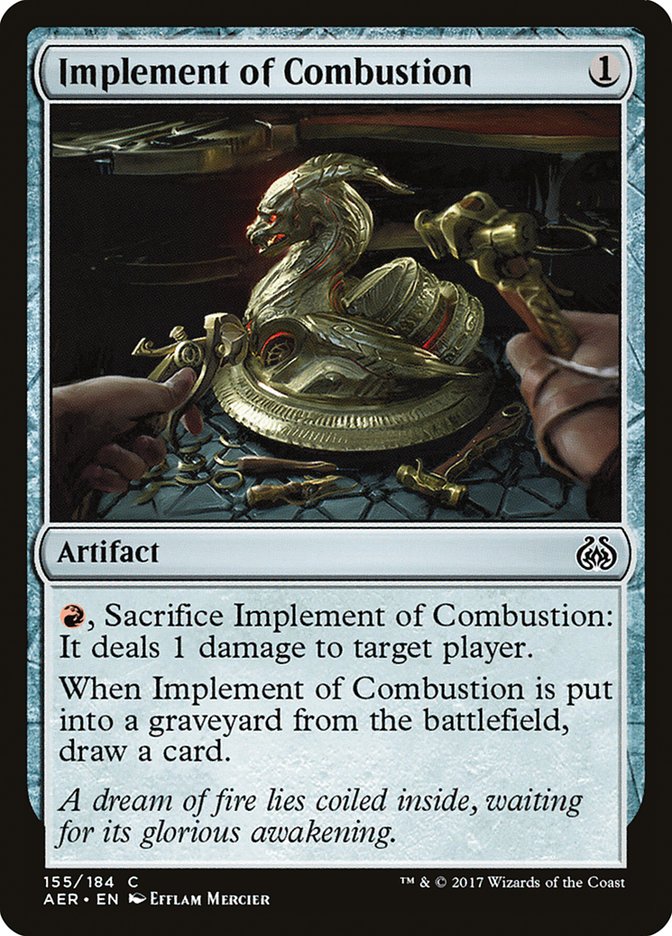 Implement of Combustion - (Foil): Aether Revolt