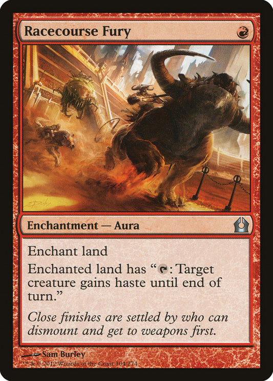 Racecourse Fury - (Foil): Return to Ravnica
