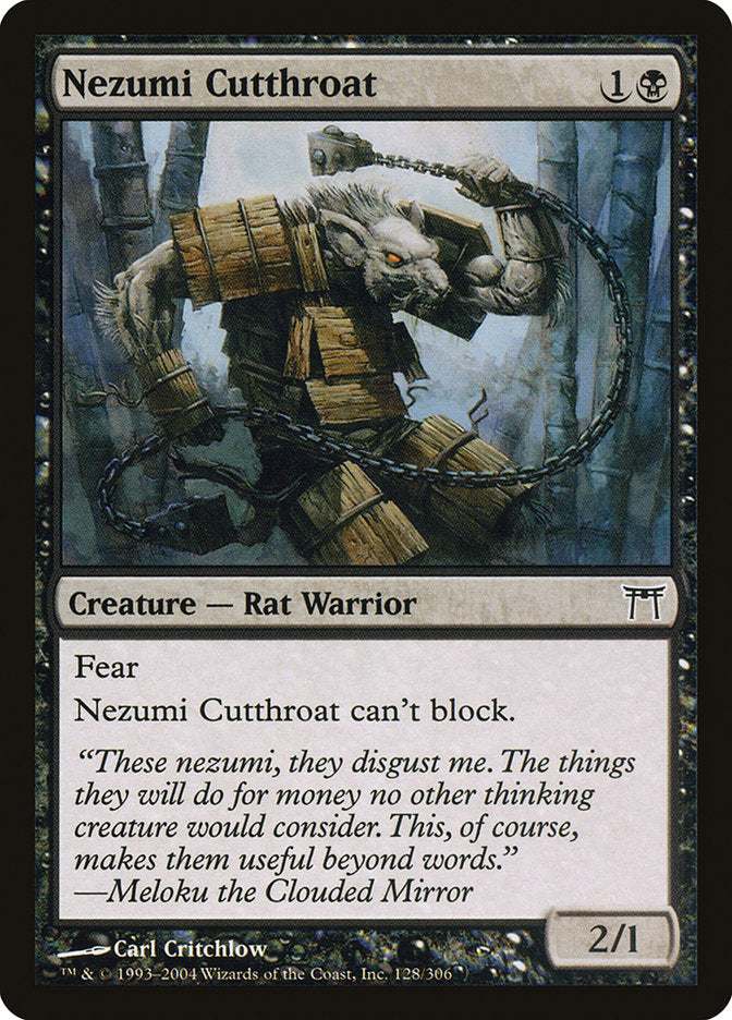 Nezumi Cutthroat - (Foil): Champions of Kamigawa