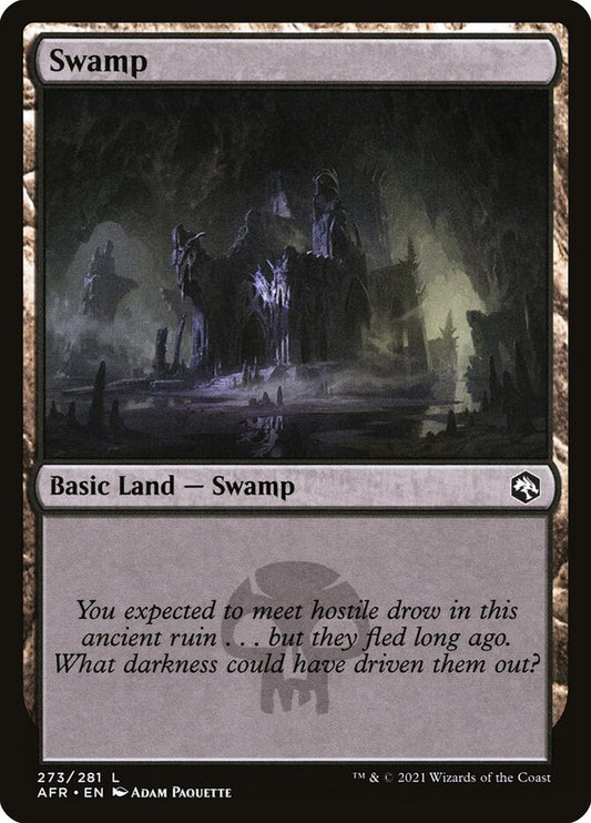 Swamp (#273) - (Foil): Adventures in the Forgotten Realms
