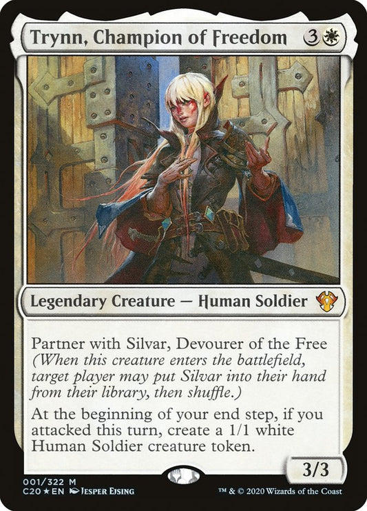 Trynn, Champion of Freedom - (Foil): Commander 2020