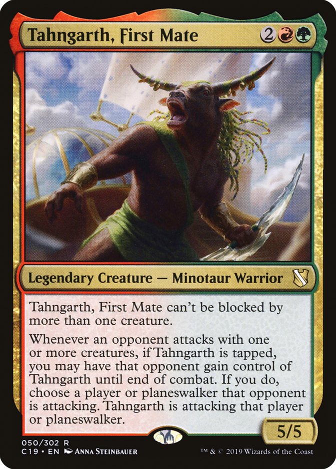 Tahngarth, First Mate: Commander 2019