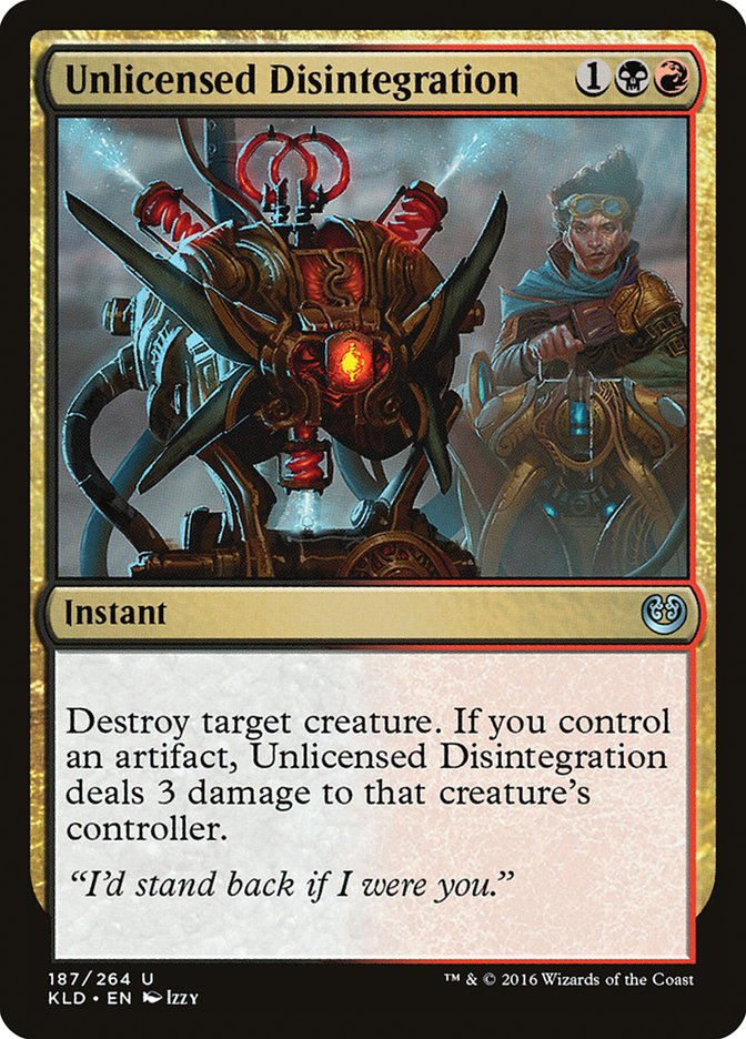 Unlicensed Disintegration: Kaladesh