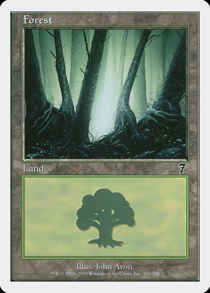 Forest (#330) - (Foil): Seventh Edition