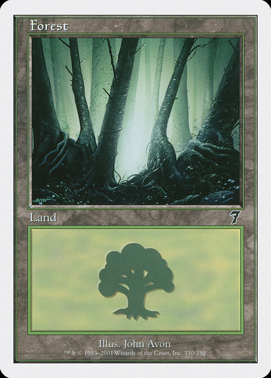 Forest (#330) - (Foil): Seventh Edition