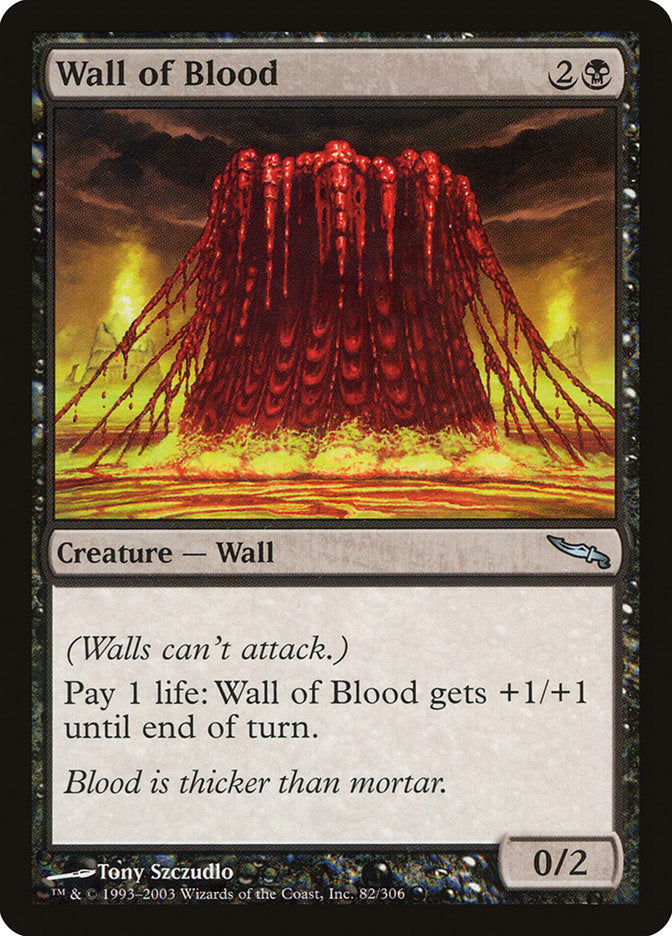 Wall of Blood: Mirrodin