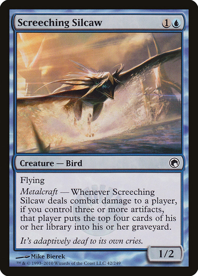 Screeching Silcaw: Scars of Mirrodin