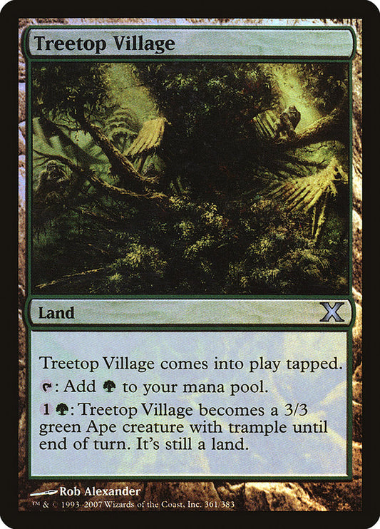 Treetop Village - (Foil): Tenth Edition