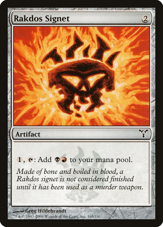 Rakdos Signet - (Foil): Dissension