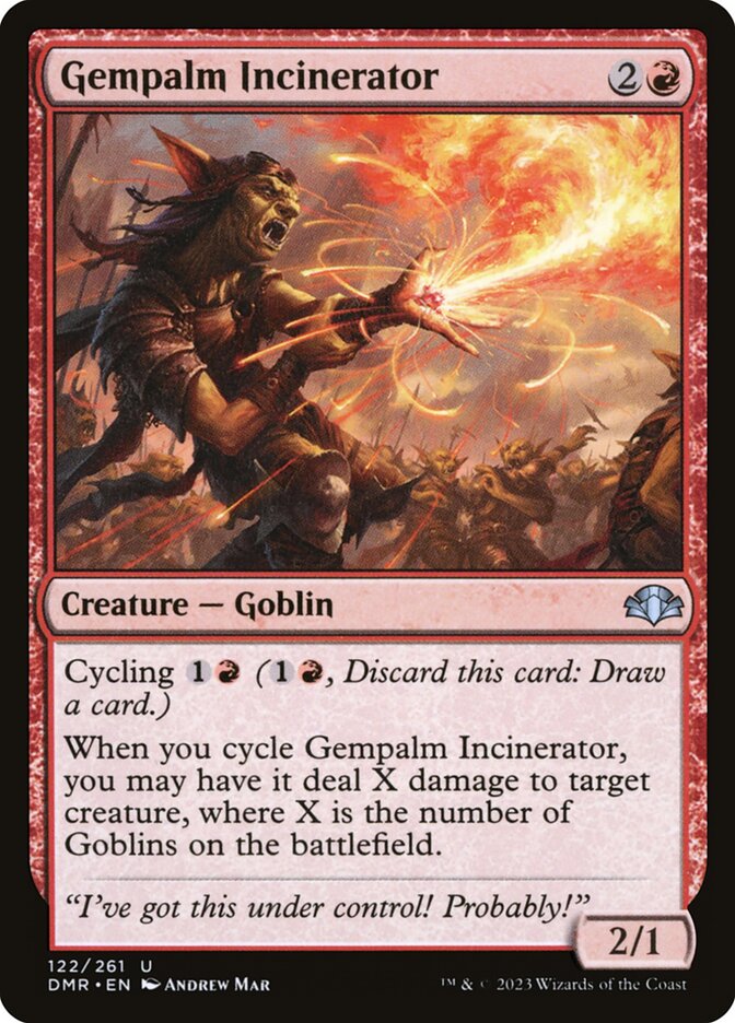 Gempalm Incinerator - (Foil): Dominaria Remastered