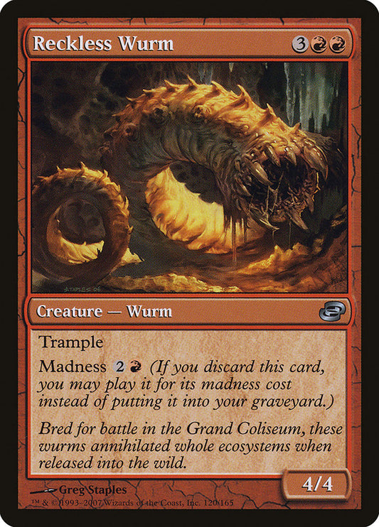 Reckless Wurm: Planar Chaos