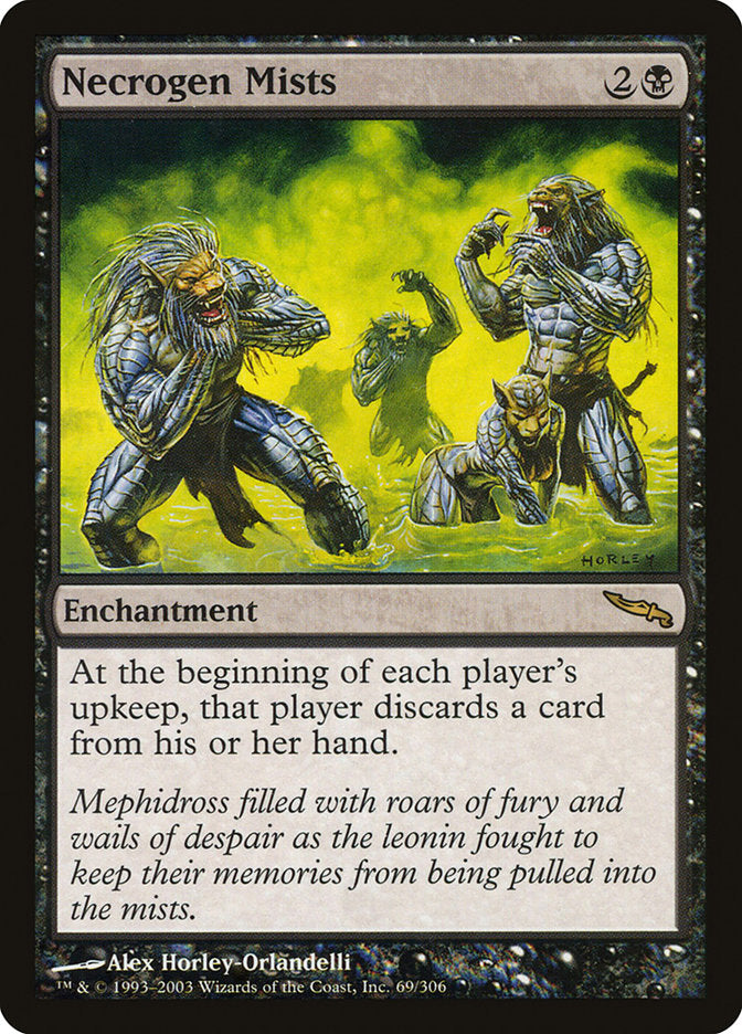 Necrogen Mists - (Foil): Mirrodin