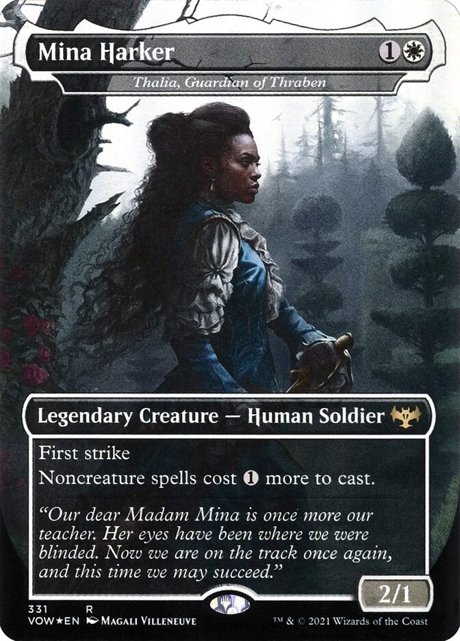 Thalia, Guardian of Thraben (Mina Harker) (Dracula Series) - (Foil): Innistrad: Crimson Vow
