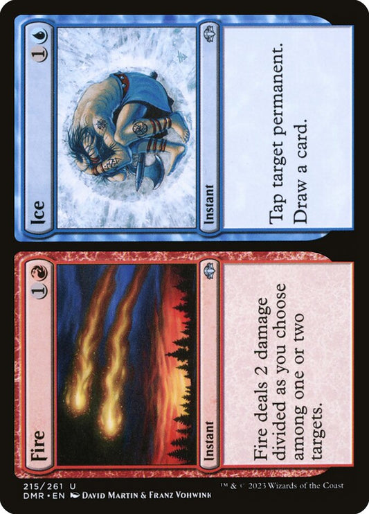 Fire // Ice - (Foil): Dominaria Remastered